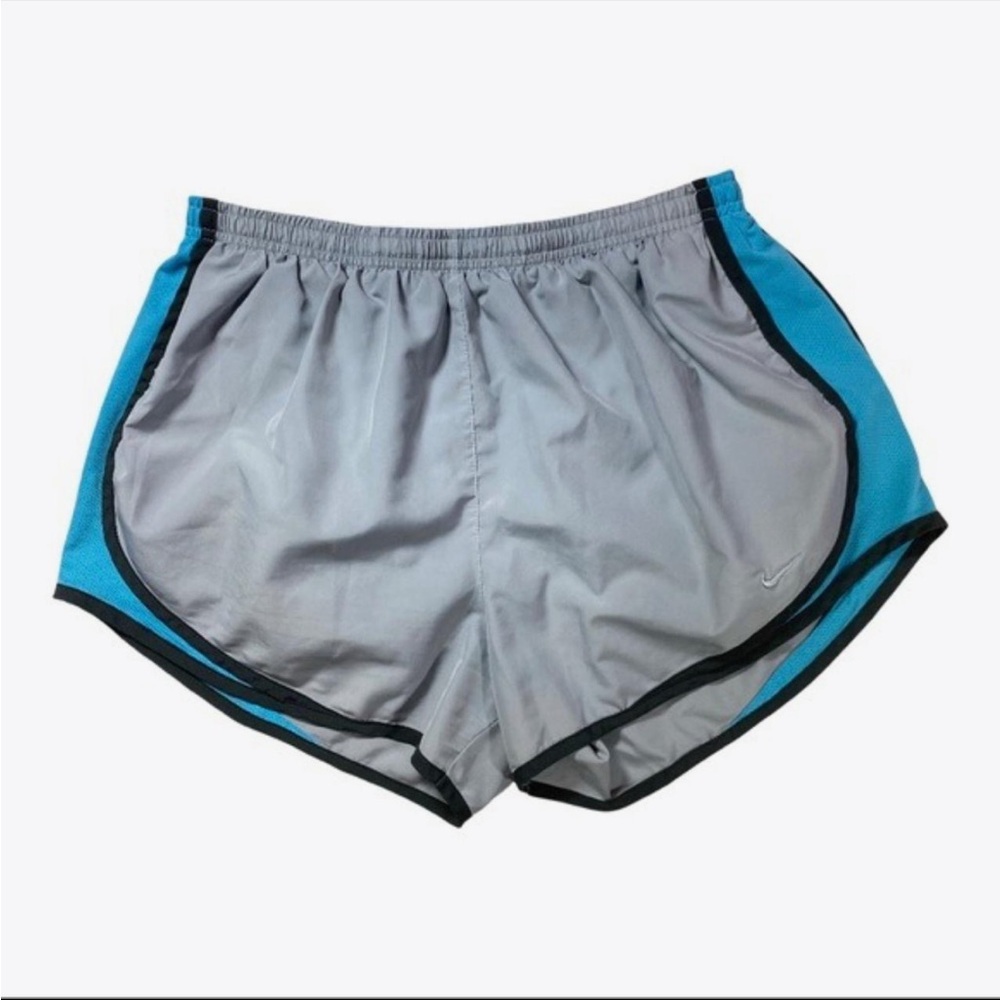 Gray & Blue Nike Tempo Shorts